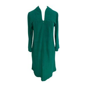 Vintage Vanity Fair Teal Green Robe Size 12